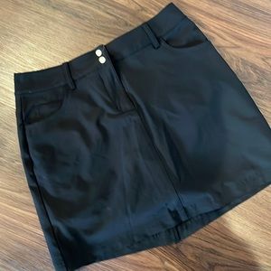 Slazenger size 0 black golf skirt